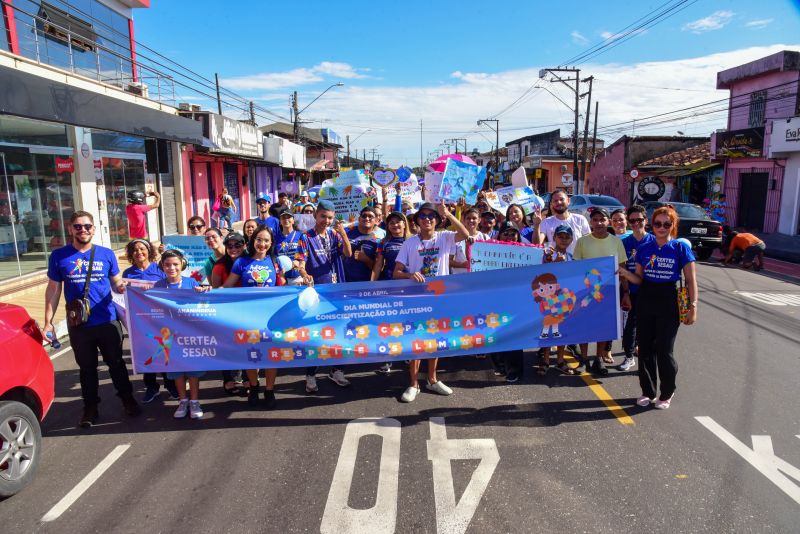 Caminhada pelo Autismo com o tema Conscientização e Inclusão