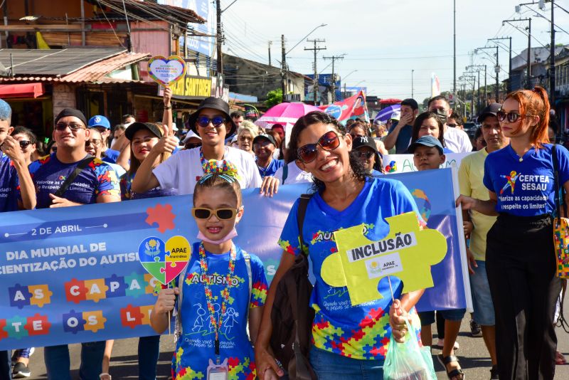 Caminhada pelo Autismo com o tema Conscientização e Inclusão