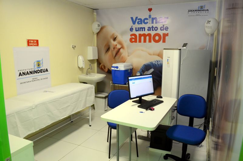 Inauguração do posto avançado de vacinação e centro de referencia de teste do Olhinho – Estação Cidadania Shopping Metrópole