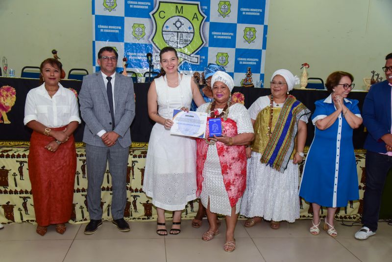 Merito Afro Religioso comenda pai Ayrton Soeiro na ACIA