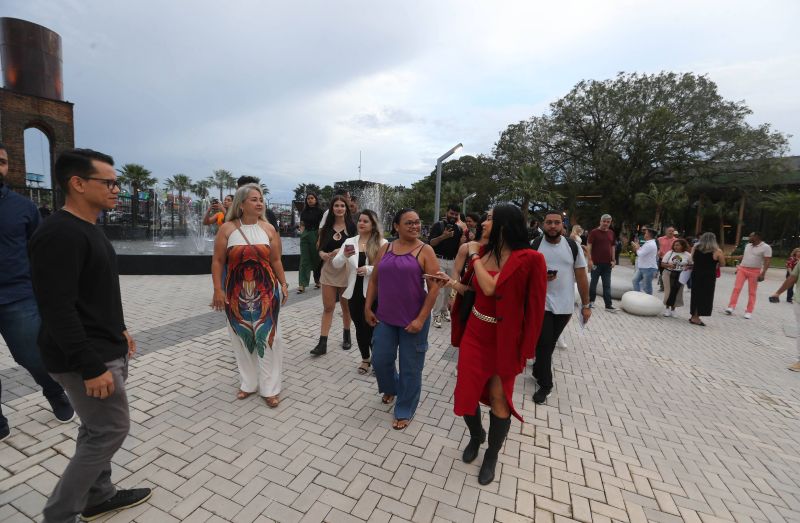 Prefeito Dr Daniel apresenta o Teatro Municipal de Ananindeua para Mídia Social e Colunistas