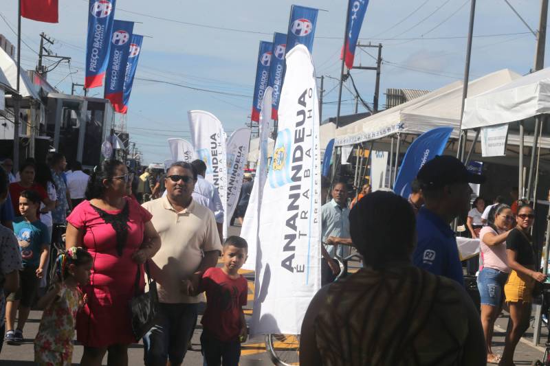 Moradores de vários bairros de Ananindeua aproveitaram o sábado para usufruir de toda a programação desta edição do "Prefeitura em Movimento