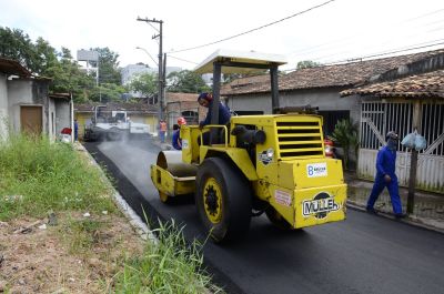 galeria: Visita as obras de asfaltamento no Jardim Nova Vida no bairro 40 Horas