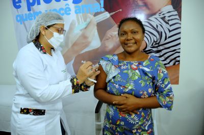galeria: Primeiro dia da campanha de vacinação contra a Influenza em Ananindeua