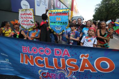 notícia: Bloco da Inclusão levou alegria e diversão às ruas de Ananindeua 