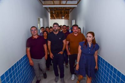 notícia: Prefeito realiza visita técnica em obras das Unidades de Pronto Atendimento no Paar e no bairro do Jaderlândia.