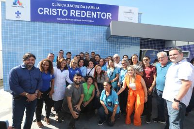 notícia: Clinica Saúde da Família Cristo Redentor é entregue totalmente requalificada.