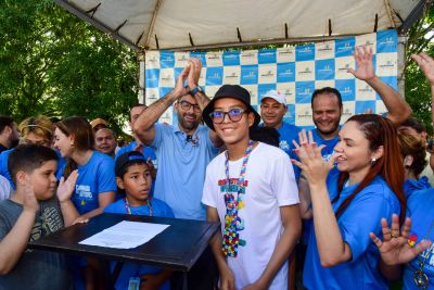 notícia: Ordem de Serviço é assinada para a construção do novo CAPSi em Ananindeua