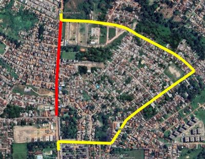 notícia: SEMUTRAN informa sobre desvio de rota no 40 Horas a partir de amanhã (16)