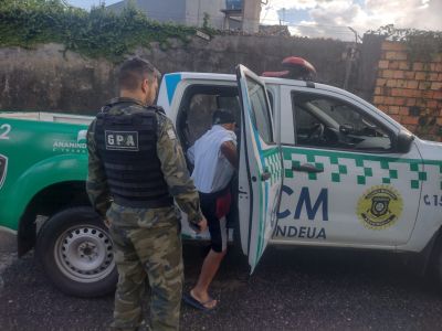notícia: Guarda Municipal de Ananindeua atende chamado de idoso perdido