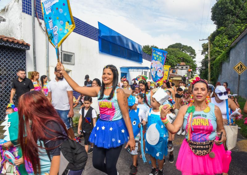 Carna Kids na escola EMEF Amélia Reis no bairro Centro