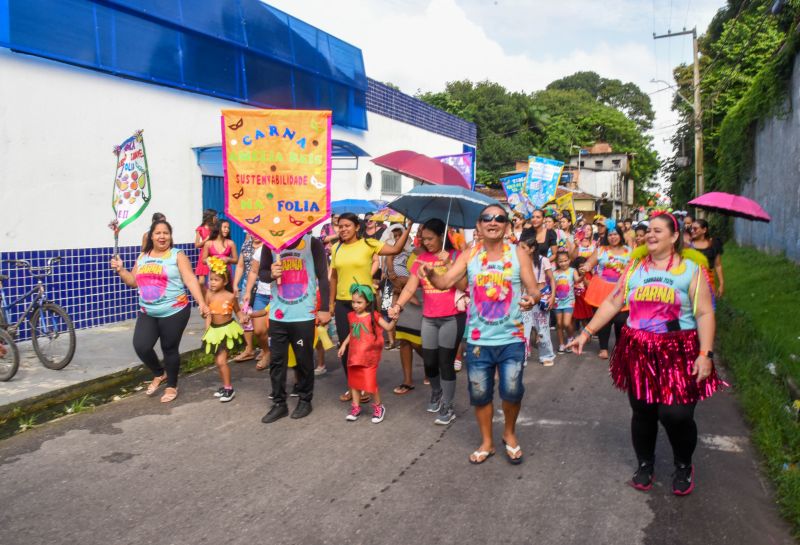 Carna Kids na escola EMEF Amélia Reis no bairro Centro