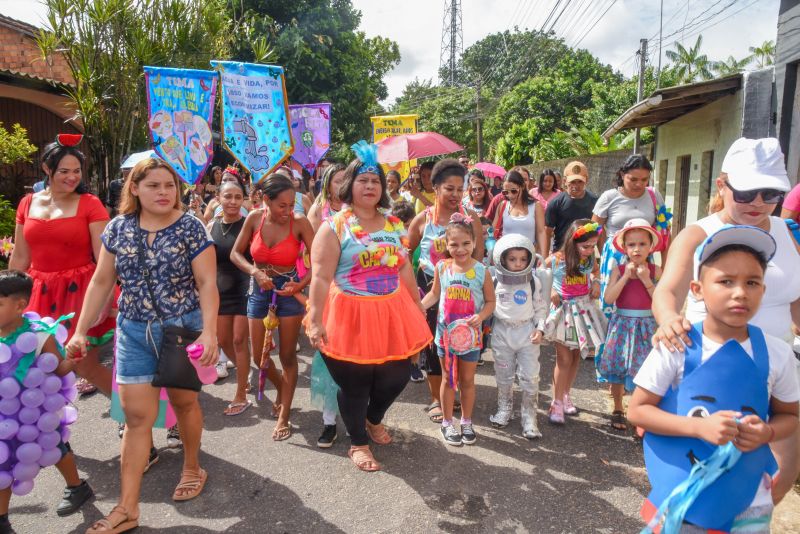 Carna Kids na escola EMEF Amélia Reis no bairro Centro