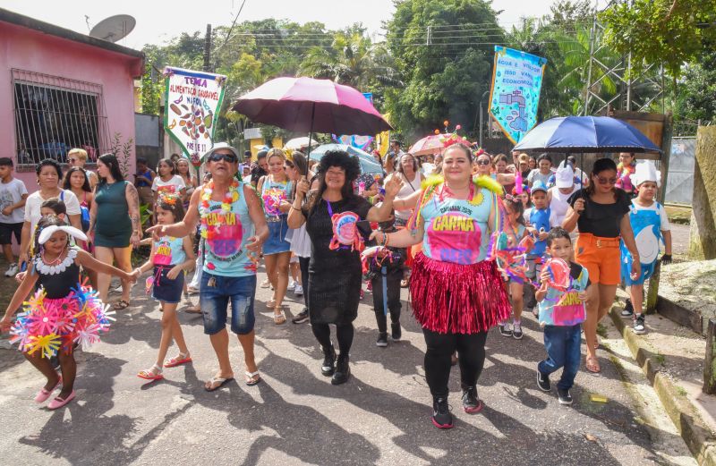 Carna Kids na escola EMEF Amélia Reis no bairro Centro