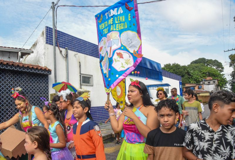 Carna Kids na escola EMEF Amélia Reis no bairro Centro