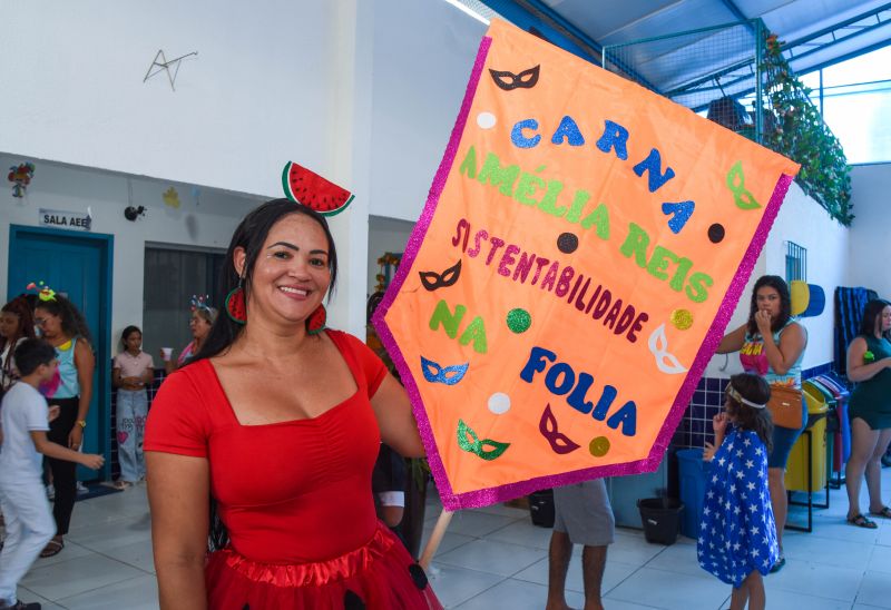 Carna Kids na escola EMEF Amélia Reis no bairro Centro