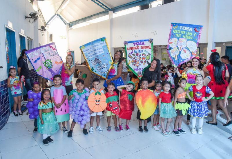 Carna Kids na escola EMEF Amélia Reis no bairro Centro