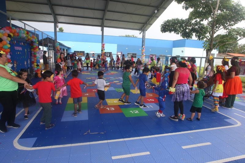 Carna kids na EMEF Maria Luisa no bairro Curuçambá