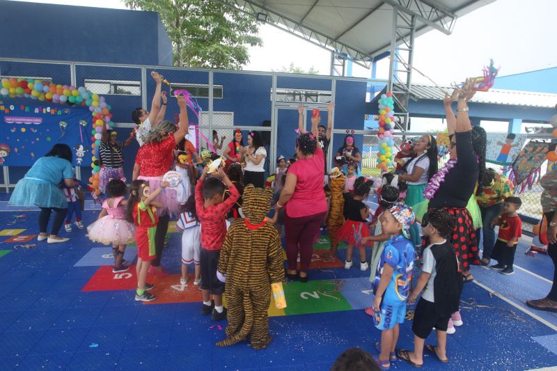 Carna kids na EMEF Maria Luisa no bairro Curuçambá