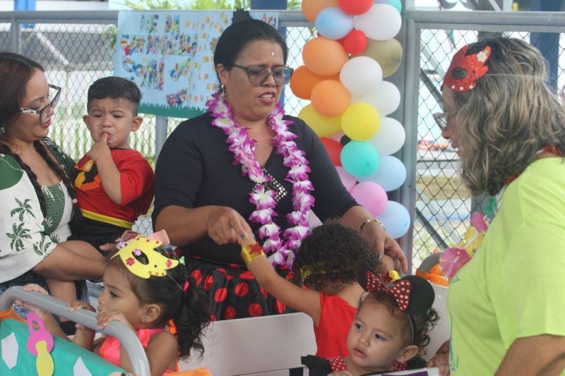 Carna kids na EMEF Maria Luisa no bairro Curuçambá