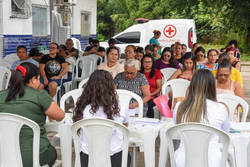 Programa Fila Zero na Policlínica Cleonisse Begot no bairro Águas Lindas