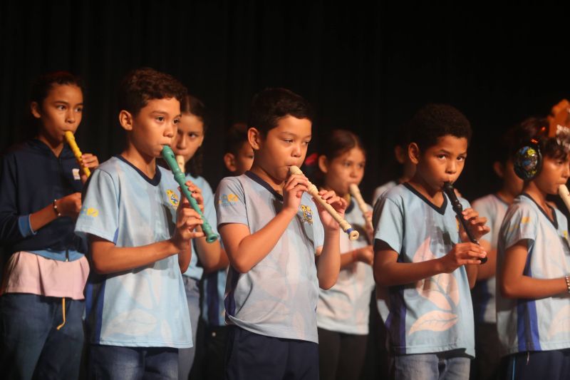 Lançamento da Olimpíada Pedagógica de Língua Portuguesa e de Matemática 2025 Teatro Vila Parque Maguary
