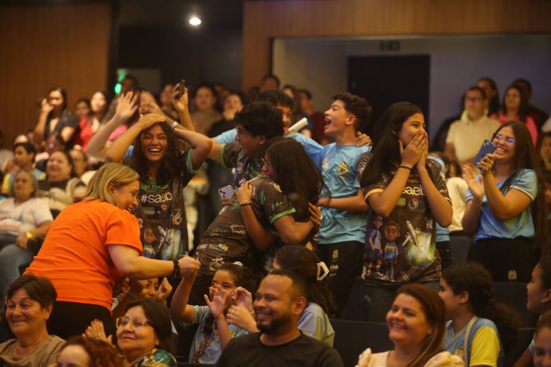 Lançamento da Olimpíada Pedagógica de Língua Portuguesa e de Matemática 2025 Teatro Vila Parque Maguary
