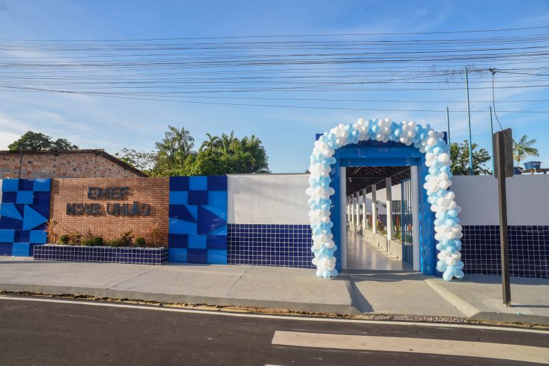 Inauguração da EMEF Nova União no bairro 40 Horas