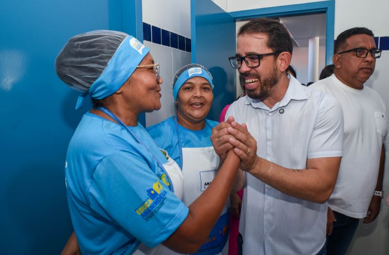 Inauguração da EMEF Nova União no bairro 40 Horas