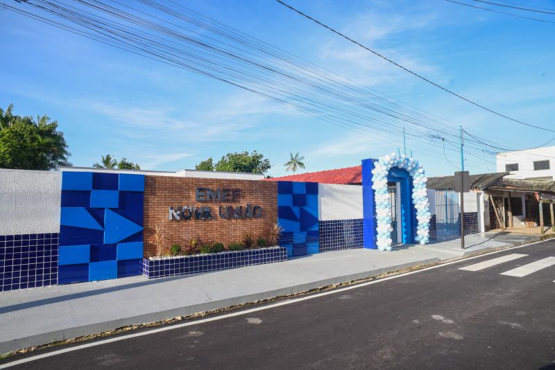 Inauguração da EMEF Nova União no bairro 40 Horas