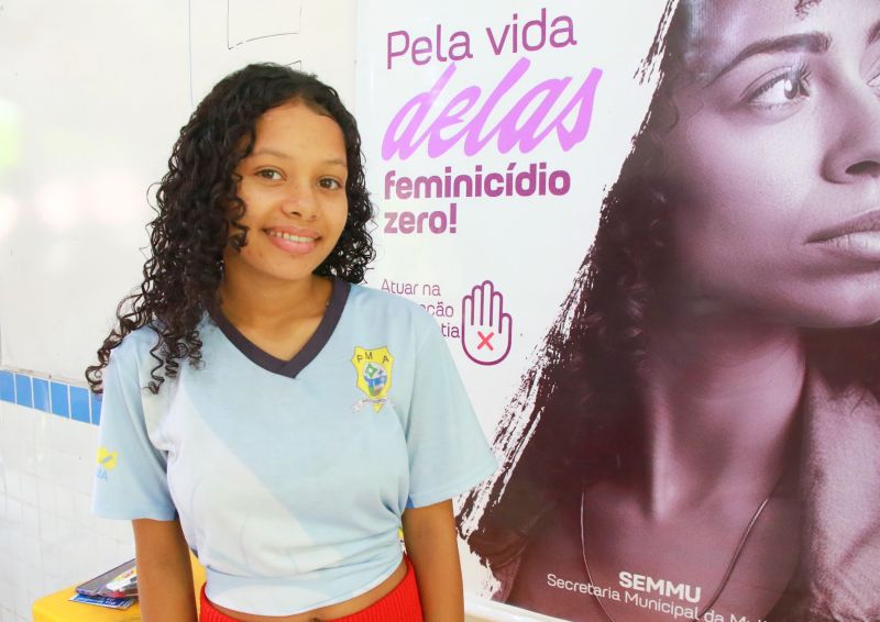 Lei Maria da Penha vai a escola no Quilombo do Abacatal