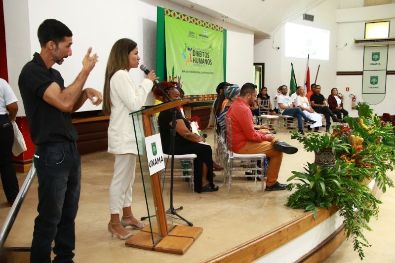 Conferência Municipal de Direitos Humanos no Auditório da UNAMA BR