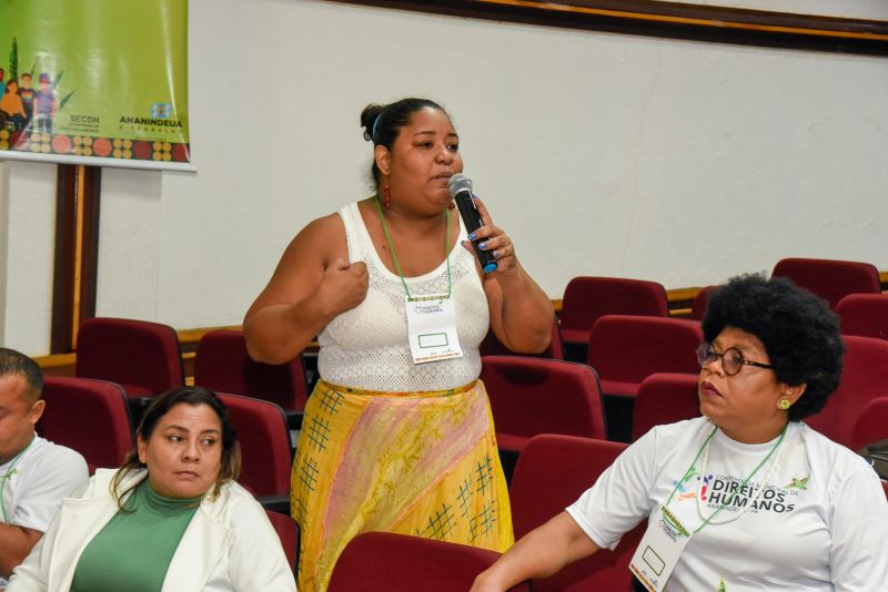Conferência Municipal de Direitos Humanos no Auditório da UNAMA BR