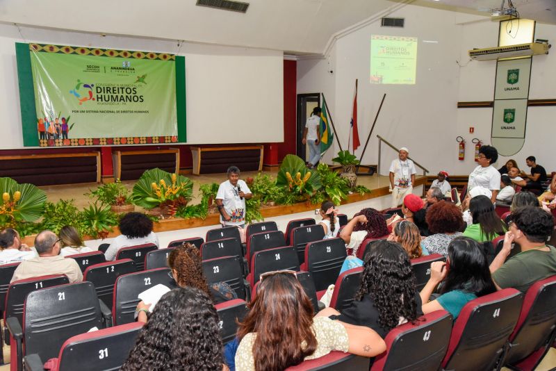 Conferência Municipal de Direitos Humanos no Auditório da UNAMA BR