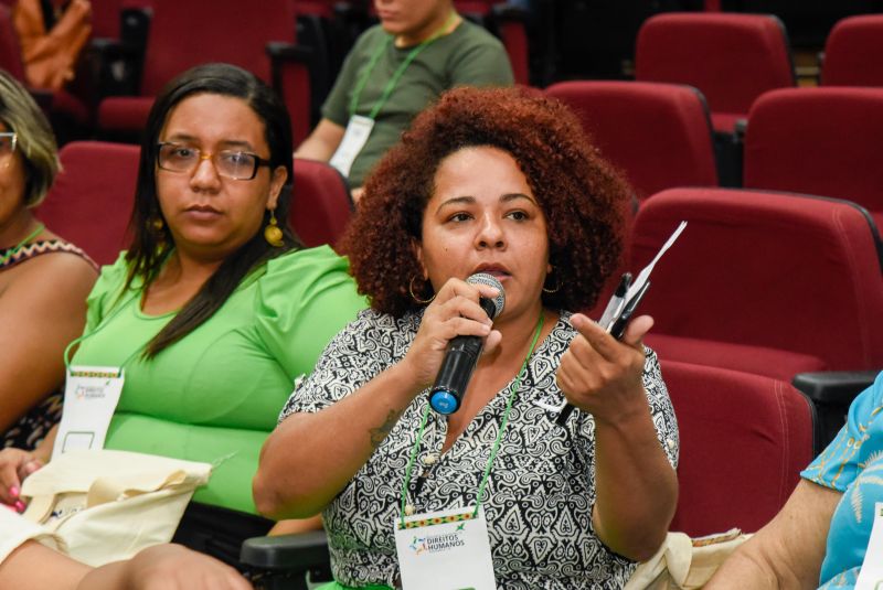 Conferência Municipal de Direitos Humanos no Auditório da UNAMA BR