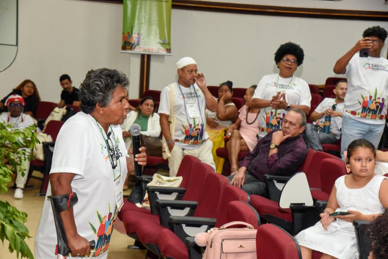 Conferência Municipal de Direitos Humanos no Auditório da UNAMA BR