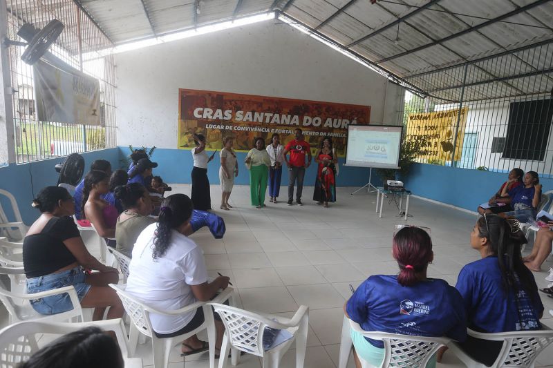 Inicio do curso de Biojoias no CRAS Santana do Aurá