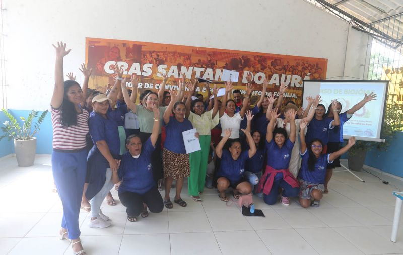 Inicio do curso de Biojoias no CRAS Santana do Aurá