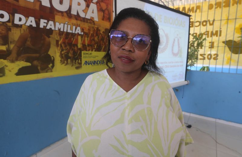 Inicio do curso de Biojoias no CRAS Santana do Aurá