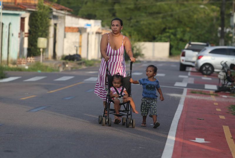 Inauguração de ruas Pavimentadas no conjunto Uirapuru no Bairro do Icuí