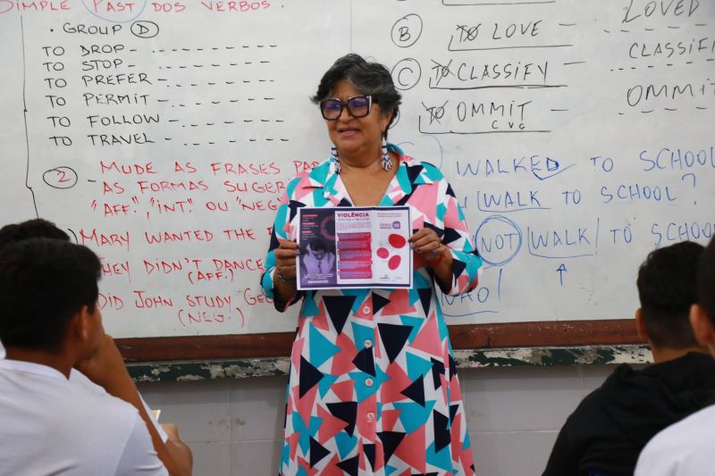 Palestra Setembro Amarelo na escola Padre Pietro