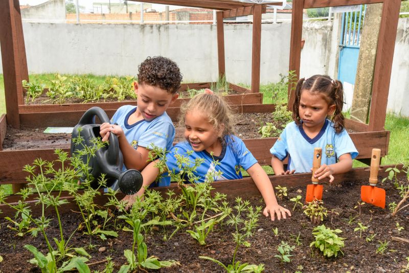 Projeto Sustentáveis no UEI Paulo Fernandes no conjunto Geraldo Palmeiras