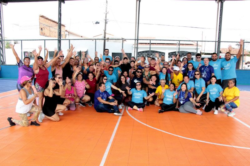 Caravana do Esporte na 2ª Parada na quadra do conjunto Sabiá no 40 Hs