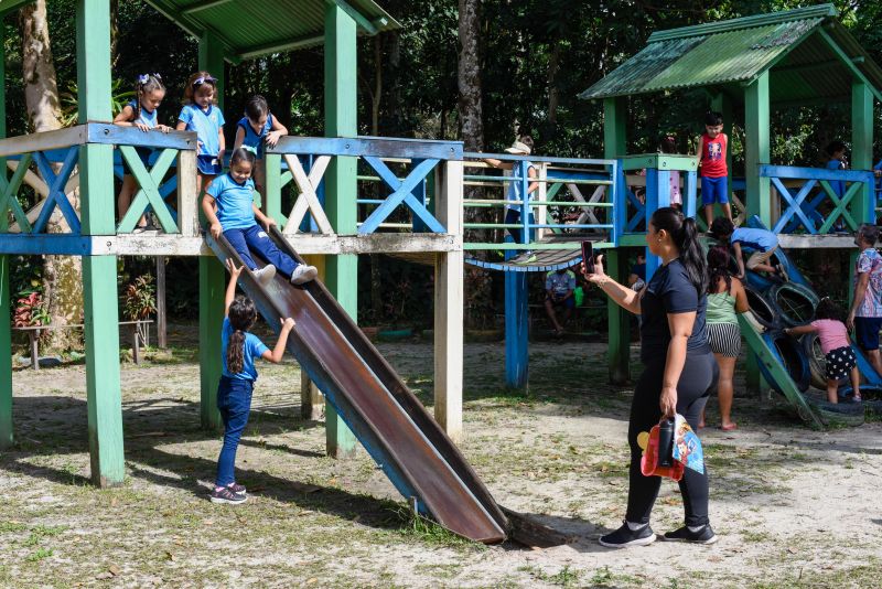 Atividades alusiva ao Dia da Árvore no parque Seringal