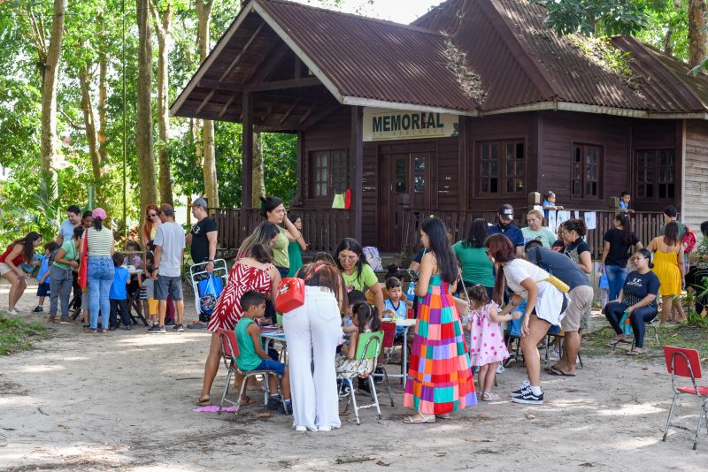 Atividades alusiva ao Dia da Árvore no parque Seringal