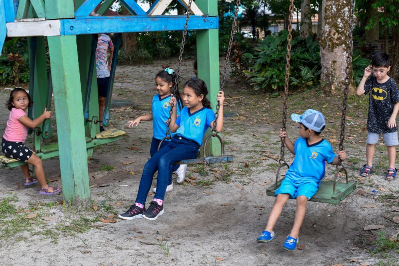 Atividades alusiva ao Dia da Árvore no parque Seringal
