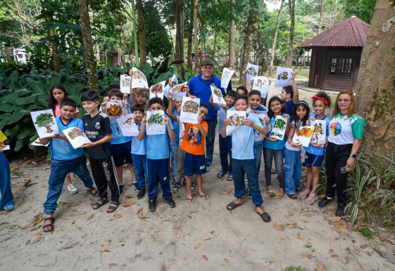 Atividades alusiva ao Dia da Árvore no parque Seringal