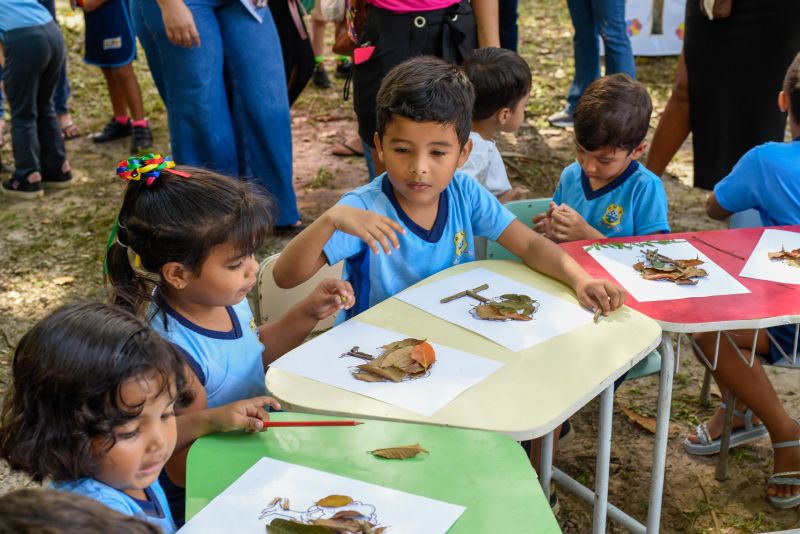 Atividades alusiva ao Dia da Árvore no parque Seringal