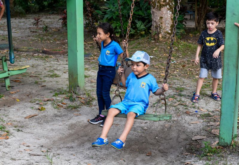 Atividades alusiva ao Dia da Árvore no parque Seringal