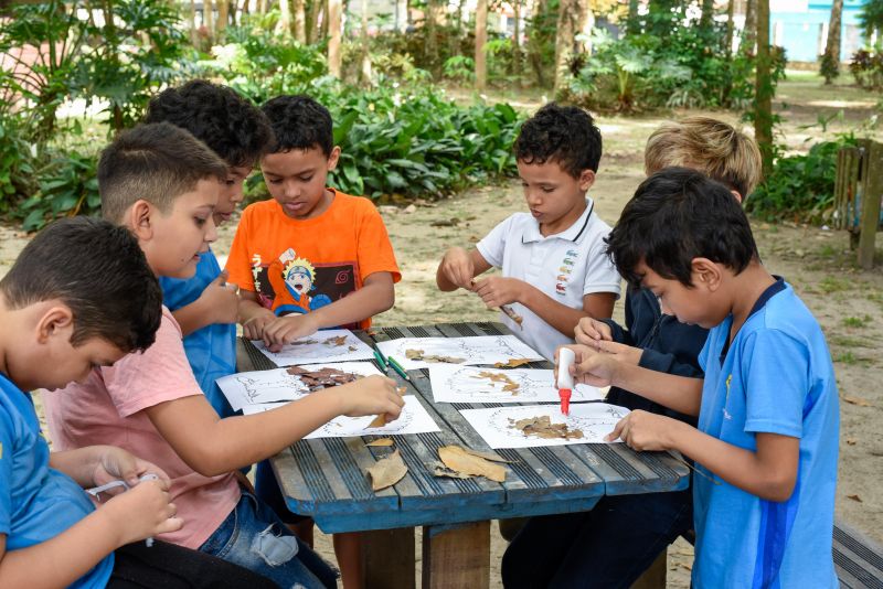 Atividades alusiva ao Dia da Árvore no parque Seringal